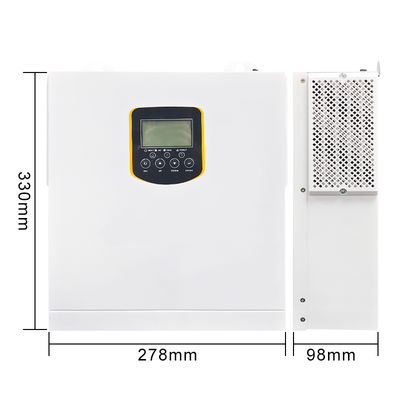 Pure Sine Wave Off Grid Hybrid Solar Inverter 1.5KVA 2.5KVA 3.5KVA 1.5kw 2.5kw 3.5kw 12V 24V Single Phase MPPT Solar Inverter for Harsh Environment Dust Cover