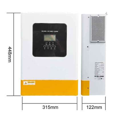 Hybrid Solar Inverter 5.5kW 48V Single Phase Pure Sine Wave with MPPT & WiFi Monitoring